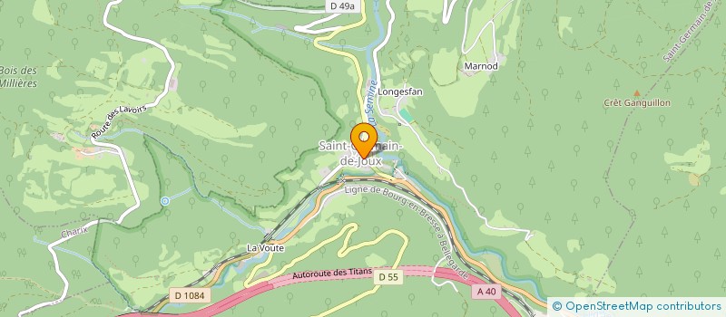 localisation de l'entreprise COMMUNE DE SAINT-GERMAIN-DE-JOUX  SAINT-GERMAIN-DE-JOUX