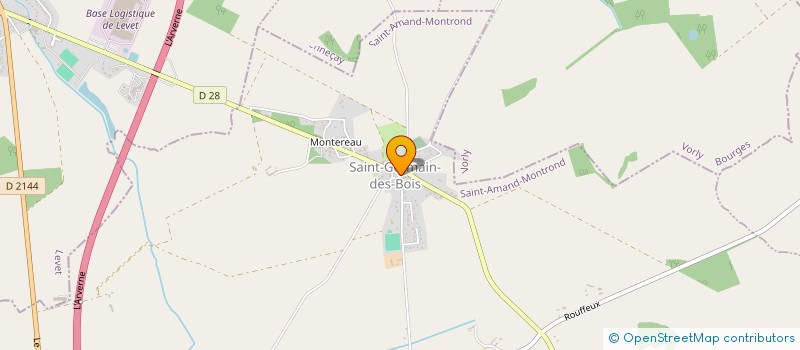 localisation de l'entreprise COMMUNE DE SAINT GERMAIN DES BOIS  SAINT-GERMAIN-DES-BOIS