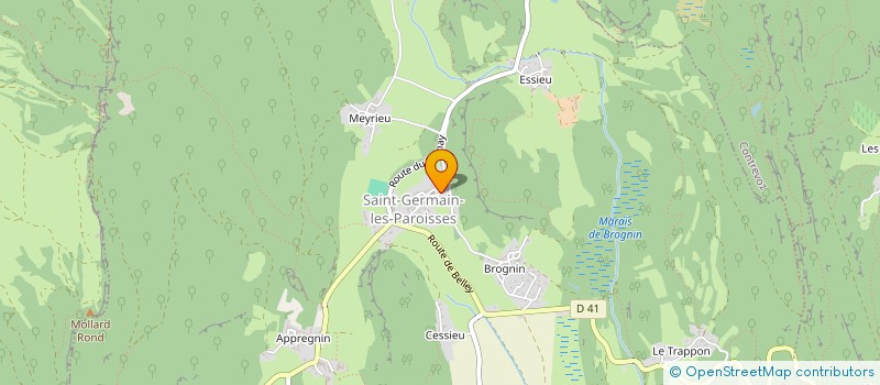 localisation de l'entreprise COMMUNE DE SAINT-GERMAIN-LES-PAROISSES  SAINT-GERMAIN-LES-PAROISSES
