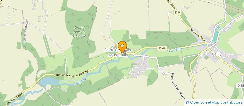 localisation de l'entreprise COMMUNE DE SAINT GERMAIN SOUS CAILLY  SAINT-GERMAIN-SOUS-CAILLY