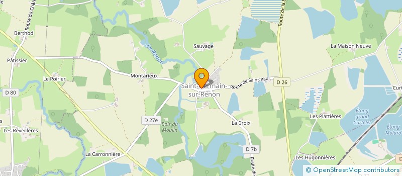 localisation de l'entreprise COMMUNE DE SAINT-GERMAIN-SUR-RENON  SAINT-GERMAIN-SUR-RENON