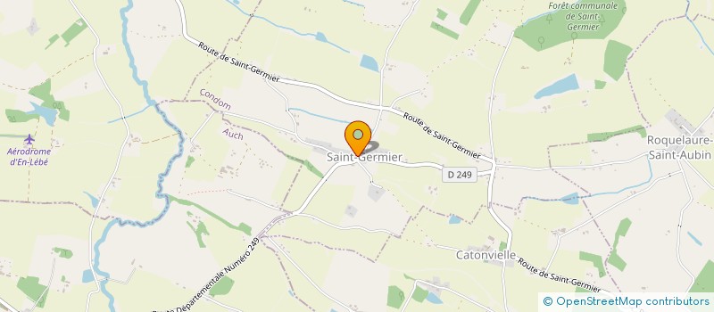 localisation de l'entreprise COMMUNE DE SAINT GERMIER  SAINT-GERMIER