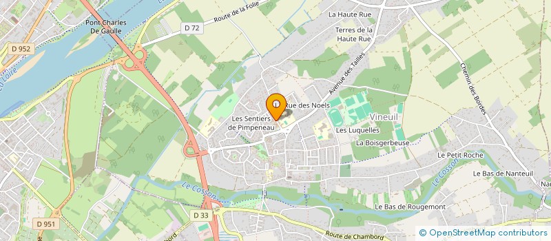 localisation de l'entreprise COMMUNE DE SAINT GERVAIS LA FORET  SAINT-GERVAIS-LA-FORET