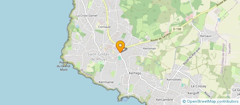 localisation de l'entreprise COMMUNE DE SAINT GILDAS DE RHUYS  SAINT-GILDAS-DE-RHUYS