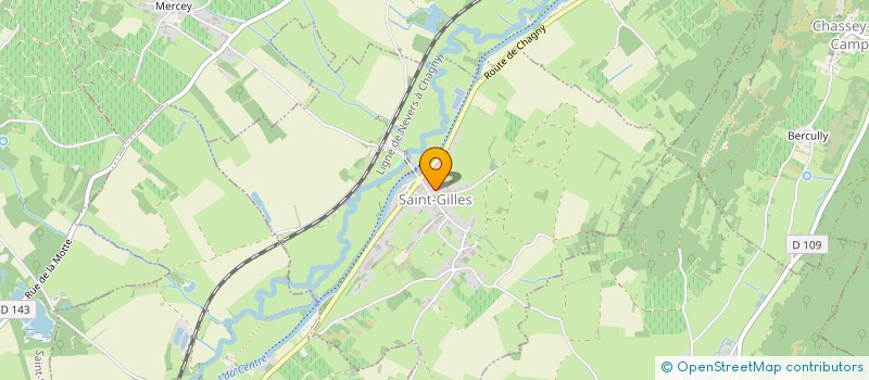 localisation de l'entreprise COMMUNE DE SAINT-GILLES  SAINT-GILLES