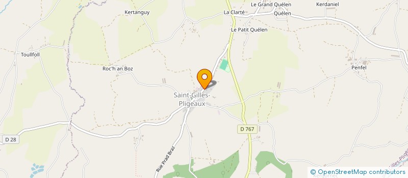 localisation de l'entreprise COMMUNE DE SAINT GILLES PLIGEAUX  SAINT-GILLES-PLIGEAUX