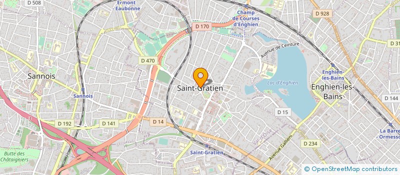 localisation de l'entreprise COMMUNE DE SAINT GRATIEN  SAINT-GRATIEN