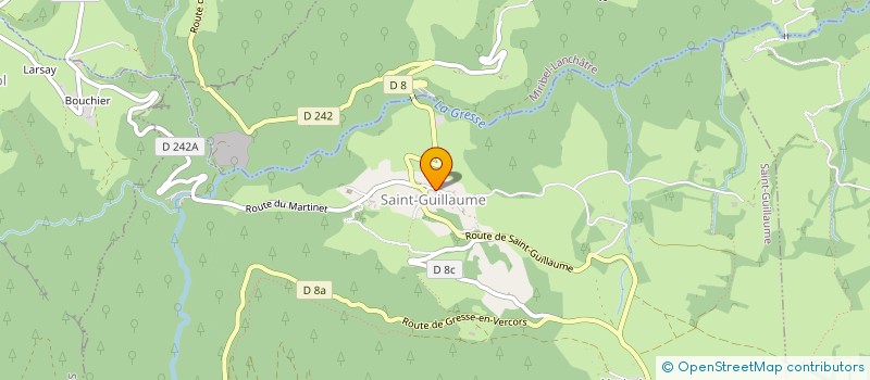 localisation de l'entreprise COMMUNE DE SAINT GUILLAUME  SAINT-GUILLAUME