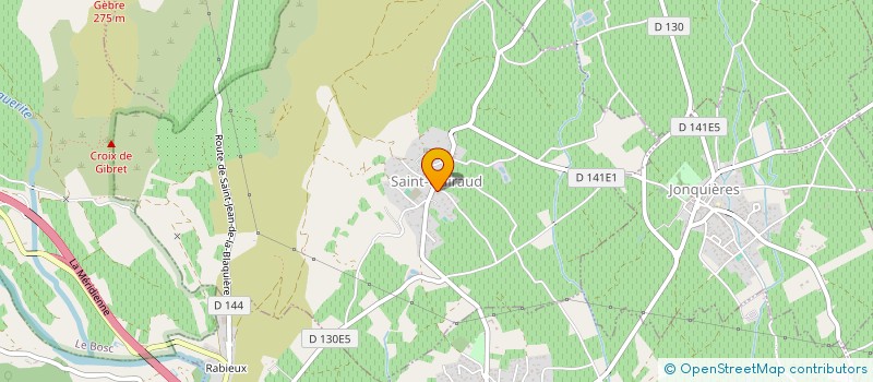 localisation de l'entreprise COMMUNE DE SAINT-GUIRAUD  SAINT-GUIRAUD