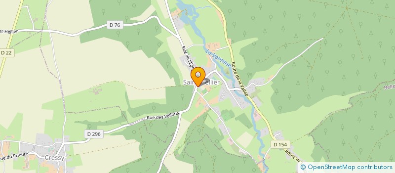 localisation de l'entreprise COMMUNE DE SAINT HELLIER  SAINT-HELLIER