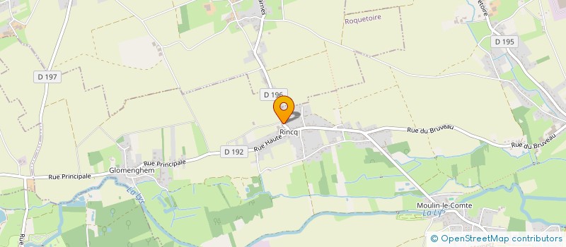 localisation de l'entreprise COMMUNE DE SAINT HILAIRE COTTES  SAINT-HILAIRE-COTTES