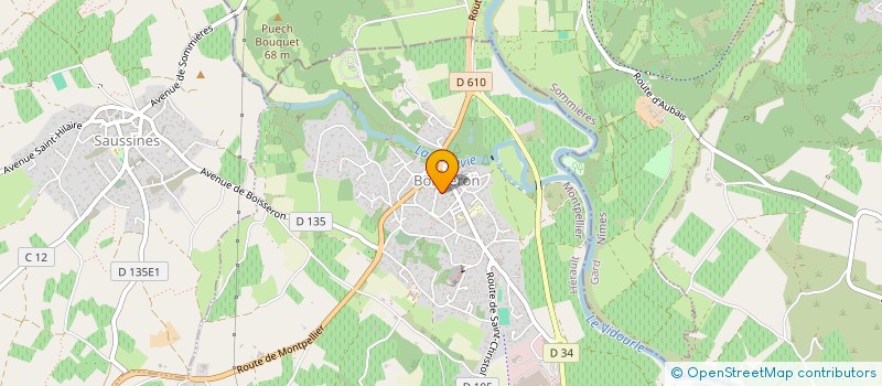 localisation de l'entreprise COMMUNE DE SAINT-HILAIRE-DE-BEAUVOIR  SAINT-HILAIRE-DE-BEAUVOIR