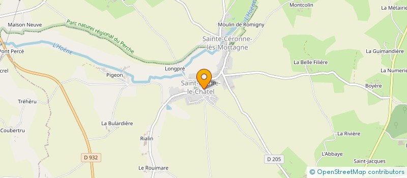 localisation de l'entreprise COMMUNE DE SAINT HILAIRE LE CHATEL à SAINT-HILAIRE-LE-CHATEL