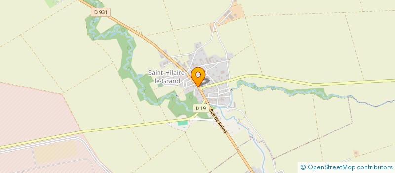 localisation de l'entreprise COMMUNE DE SAINT HILAIRE LE GRAND  SAINT-HILAIRE-LE-GRAND