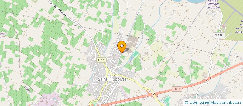 localisation de l'entreprise COMMUNE DE SAINT-HIPPOLYTE  SAINT-HIPPOLYTE