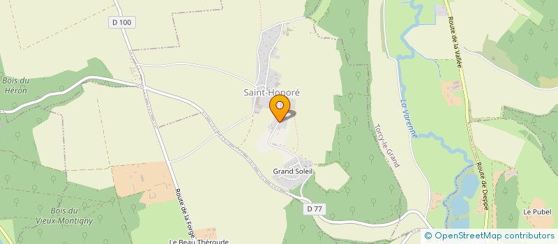 localisation de l'entreprise COMMUNE DE SAINT HONORE à SAINT-HONORE