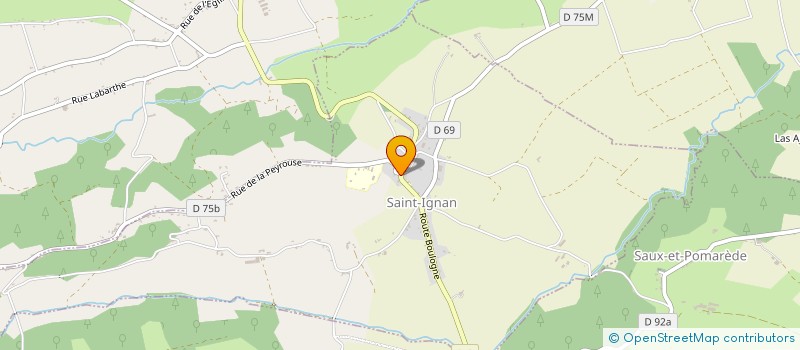 localisation de l'entreprise COMMUNE DE SAINT IGNAN  SAINT-IGNAN