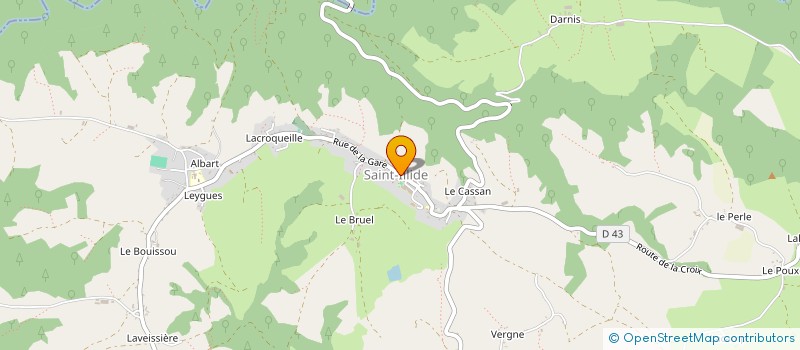 localisation de l'entreprise COMMUNE DE SAINT ILLIDE à SAINT-ILLIDE