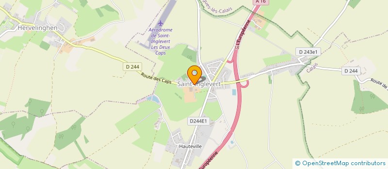 localisation de l'entreprise COMMUNE DE SAINT INGLEVERT  SAINT-INGLEVERT