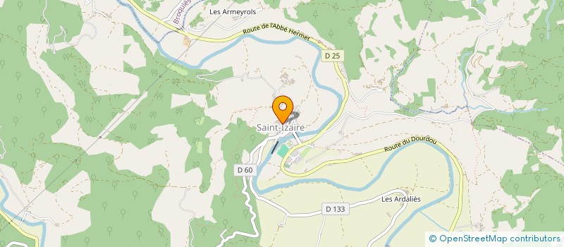 localisation de l'entreprise COMMUNE DE SAINT IZAIRE  SAINT-IZAIRE