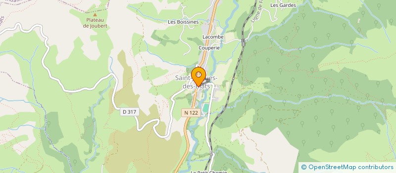 localisation de l'entreprise COMMUNE DE SAINT JACQUES DES BLATS à SAINT-JACQUES-DES-BLATS