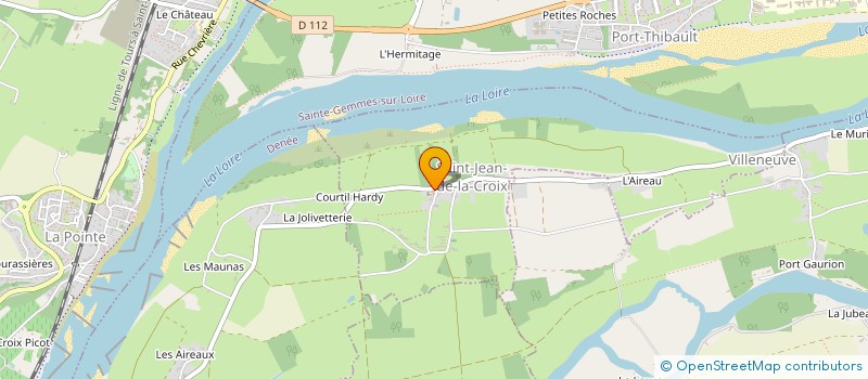 localisation de l'entreprise COMMUNE DE SAINT-JEAN-DE-LA-CROIX  SAINT-JEAN-DE-LA-CROIX