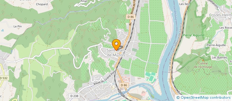 localisation de l'entreprise COMMUNE DE SAINT JEAN DE MUZOLS  SAINT-JEAN-DE-MUZOLS