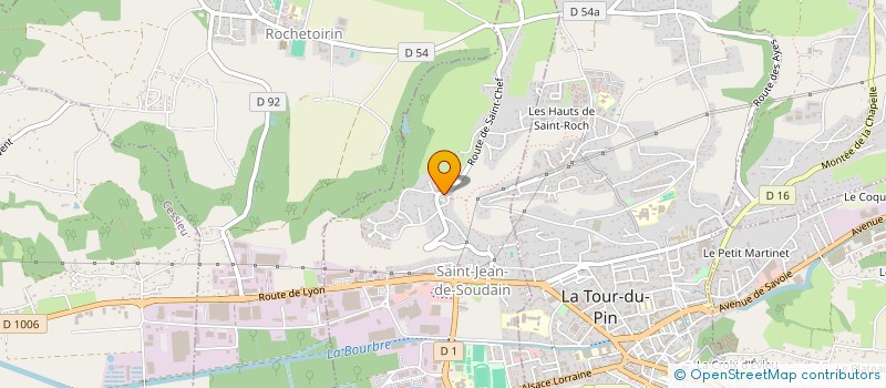 localisation de l'entreprise COMMUNE DE SAINT JEAN DE SOUDAIN  SAINT-JEAN-DE-SOUDAIN