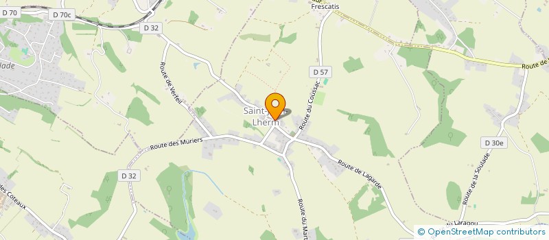 localisation de l'entreprise COMMUNE DE SAINT JEAN LHERM à SAINT-JEAN-LHERM