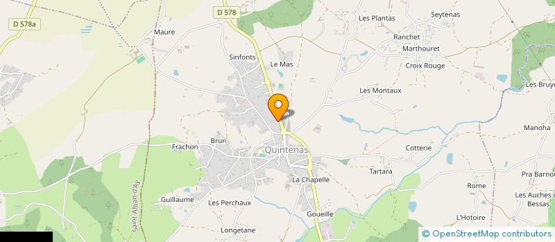 localisation de l'entreprise COMMUNE DE SAINT JEURE D AY  SAINT-JEURE-D'AY