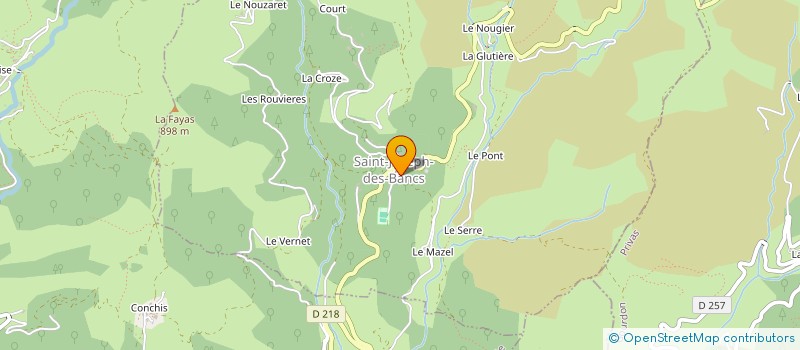 localisation de l'entreprise COMMUNE DE SAINT JOSEPH DES BANCS  SAINT-JOSEPH-DES-BANCS