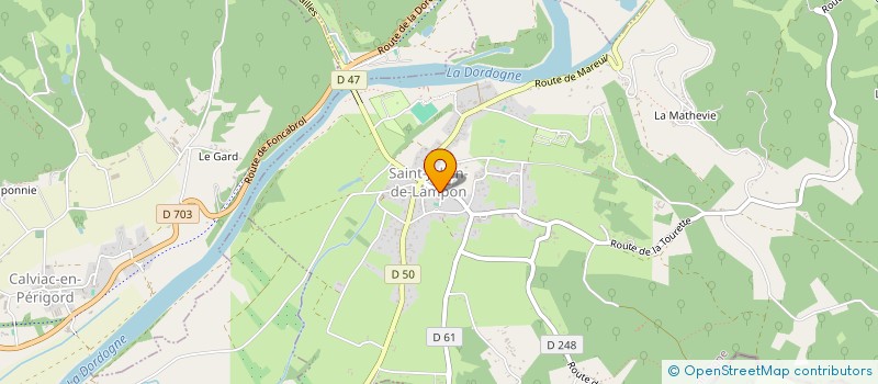 localisation de l'entreprise COMMUNE DE SAINT JULIEN DE LAMPON  SAINT-JULIEN-DE-LAMPON
