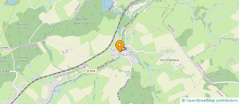 localisation de l'entreprise COMMUNE DE SAINT-JULIEN-SUR-DHEUNE  SAINT-JULIEN-SUR-DHEUNE