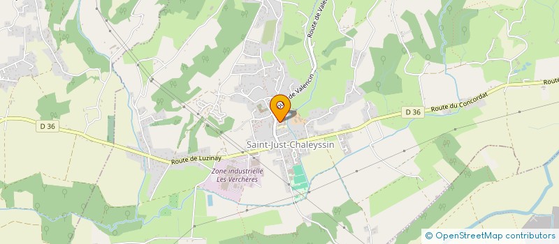localisation de l'entreprise COMMUNE DE SAINT JUST CHALEYSSIN  SAINT-JUST-CHALEYSSIN