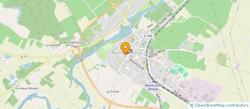 localisation de l'entreprise COMMUNE DE SAINT-JUST-SUR-DIVE  SAINT-JUST-SUR-DIVE