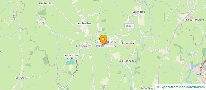 localisation de l'entreprise COMMUNE DE SAINT LAURENT EN BRIONNAIS  SAINT-LAURENT-EN-BRIONNAIS