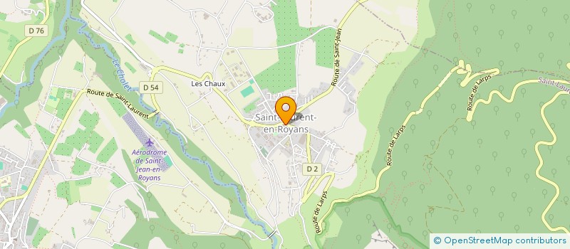 localisation de l'entreprise COMMUNE DE SAINT LAURENT EN ROYANS  SAINT-LAURENT-EN-ROYANS