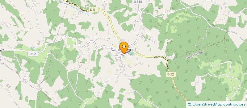 localisation de l'entreprise COMMUNE DE SAINT LAURENT LA VALLEE  SAINT-LAURENT-LA-VALLEE