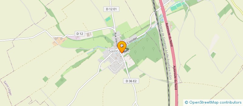 localisation de l'entreprise COMMUNE DE SAINT LEGER  SAINT-LEGER