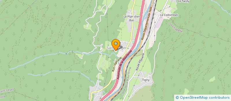 localisation de l'entreprise COMMUNE DE SAINT LEGER  SAINT-LEGER