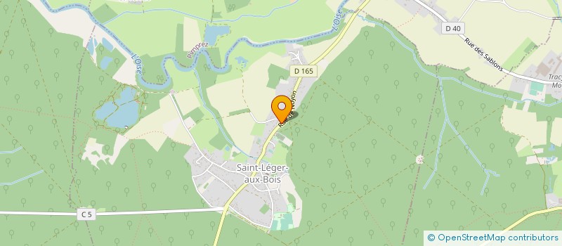 localisation de l'entreprise COMMUNE DE SAINT-LEGER-AUX-BOIS  SAINT-LEGER-AUX-BOIS