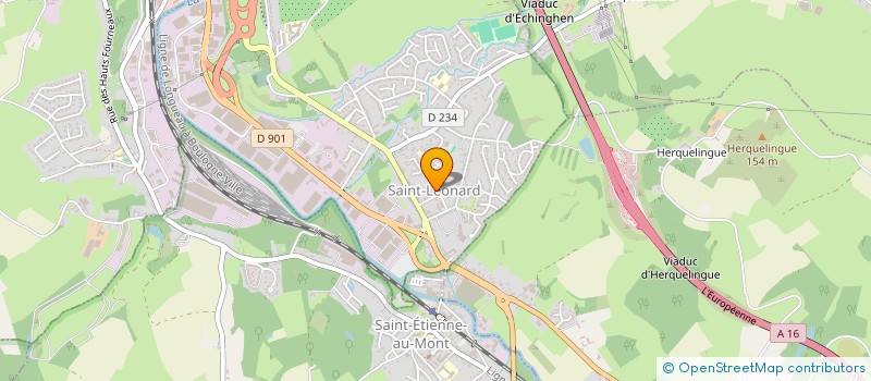 localisation de l'entreprise COMMUNE DE SAINT LEONARD  SAINT-LEONARD