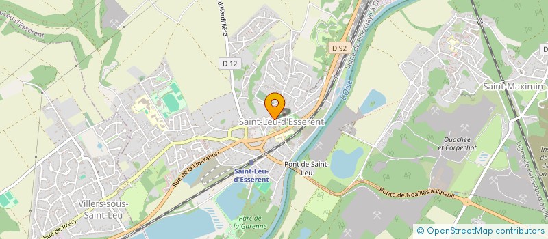 localisation de l'entreprise COMMUNE DE SAINT LEU D'ESSERENT  SAINT-LEU-D'ESSERENT