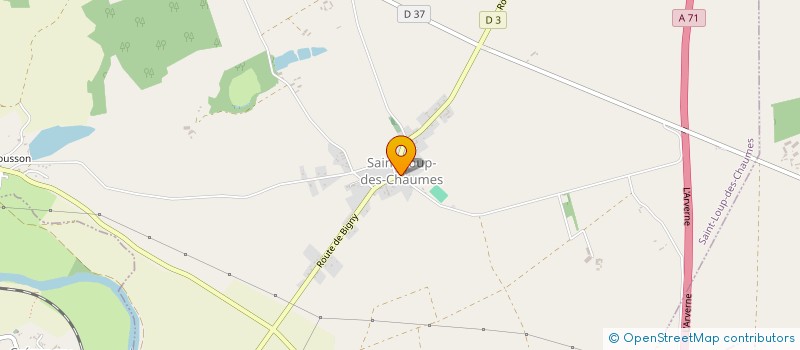 localisation de l'entreprise COMMUNE DE SAINT LOUP DES CHAUMES  SAINT-LOUP-DES-CHAUMES