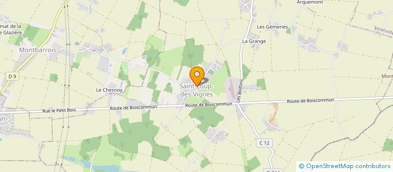 localisation de l'entreprise COMMUNE DE SAINT LOUP DES VIGNES à SAINT-LOUP-DES-VIGNES