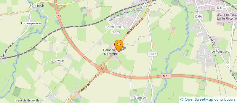 localisation de l'entreprise COMMUNE DE SAINT LOUP HORS  SAINT-LOUP-HORS