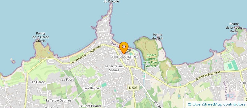 localisation de l'entreprise COMMUNE DE SAINT LUNAIRE  SAINT-LUNAIRE