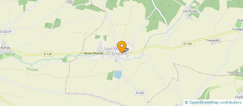 localisation de l'entreprise COMMUNE DE SAINT MANDE SUR BREDOIRE  SAINT-MANDE-SUR-BREDOIRE