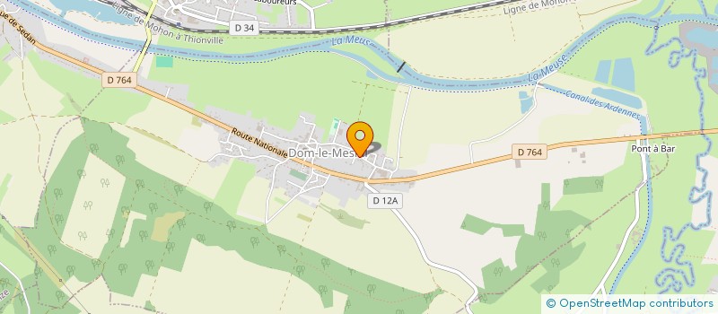 localisation de l'entreprise COMMUNE DE SAINT MARCEAU  SAINT-MARCEAU