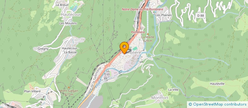 localisation de l'entreprise COMMUNE DE SAINT MARCEL  SAINT-MARCEL